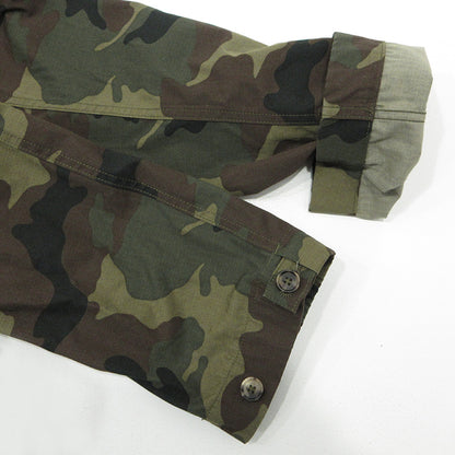 FEAR OF GOD | フィアオブゴッド 7TH COLLECTION Camo Print Military Coat 7周年コレクション カモプリントミリタリーコート 総柄ミリタリージャケット 迷彩柄 ミリタリージャケット FG30-050 カーキグリーン(CMO) マルチカラー サイズ：XS【三重本店】