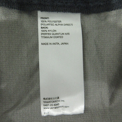 山と道 | ヤマトミチ ALPHA VEST アルファベスト ベスト グレー(Ebony)×ブラック サイズ：M【三重本店】