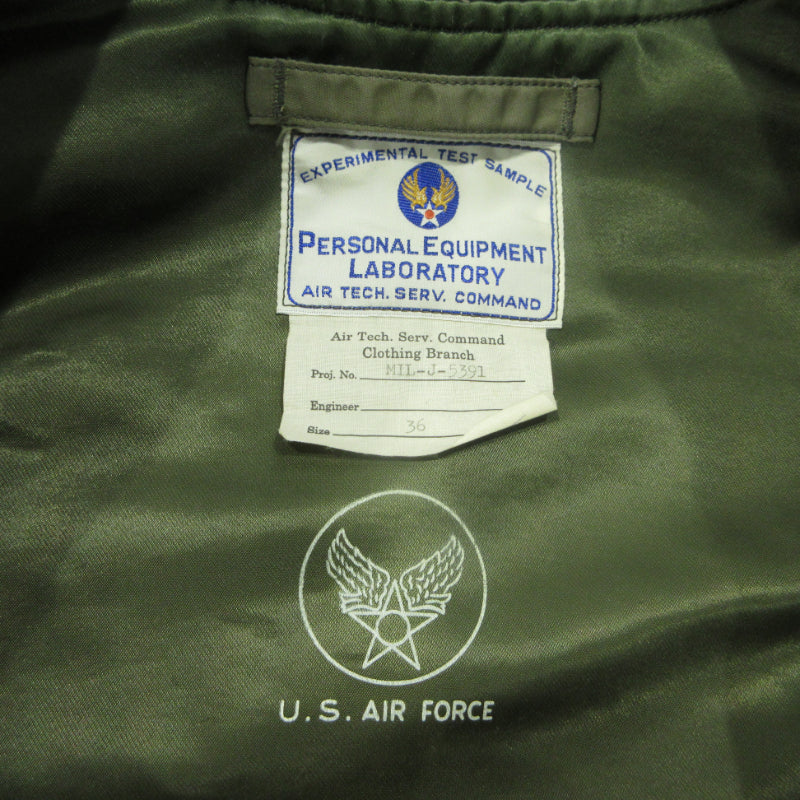 TOYS McCOY | トイズマッコイ L-2A 米軍 フライトジャケット ミリタリーコート MIL-J-5391 カーキ サイズ：36【三重本店】