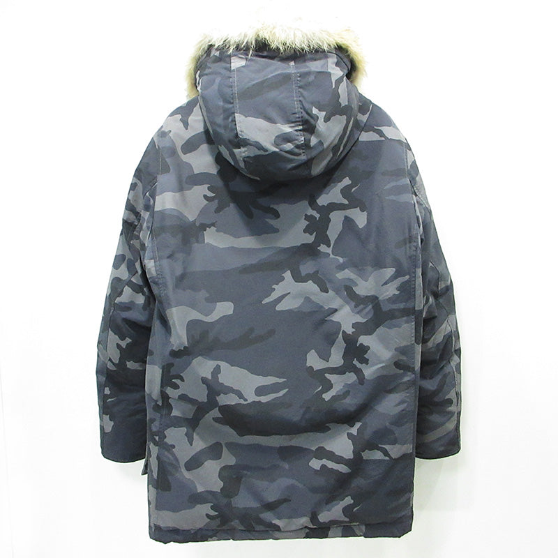 WOOLRICH | ウールリッチ ARCTIC PARKA アークティックパーカー 総柄ダウンジャケット 迷彩柄 ダウンジャケット WOCPS2679 グレー マルチカラー カモフラ サイズ：表記サイズ(EU)【三重本店】