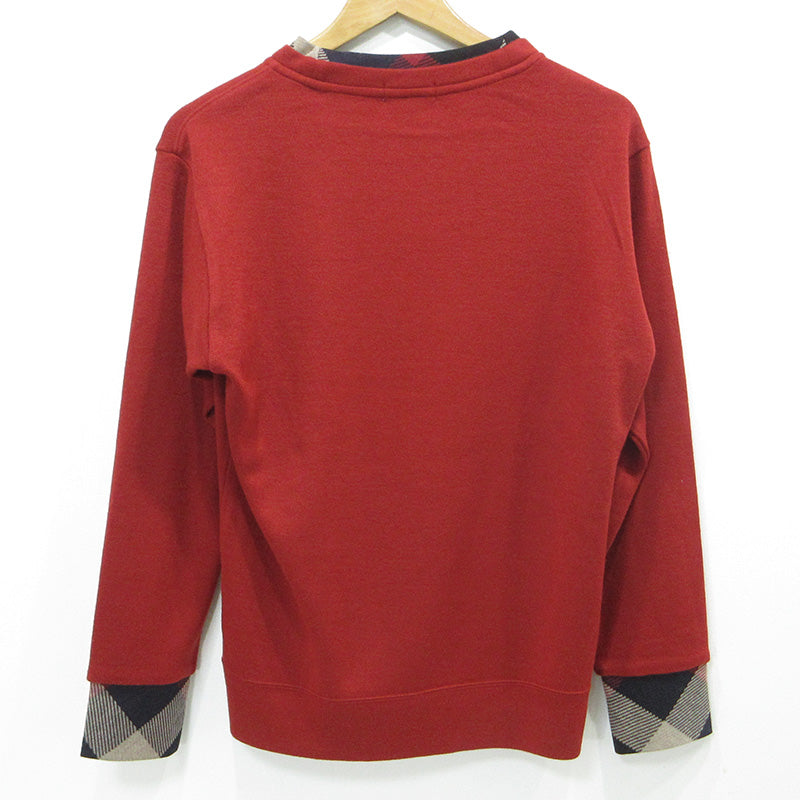 CB CRESTBRIDGE | クレストブリッジ ロゴワッペンウール混長袖ニット セーター ニット 59P58-674-16 レッド サイズ：1【三重本店】