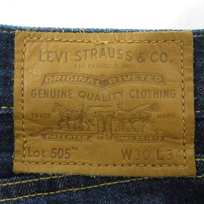 Levi's | リーバイス PREMIUM プレミアム Lot. 505 ジップフライデニムパンツ デニムパンツ 1515027529 ネイビー インディゴ サイズ：30【三重本店】
