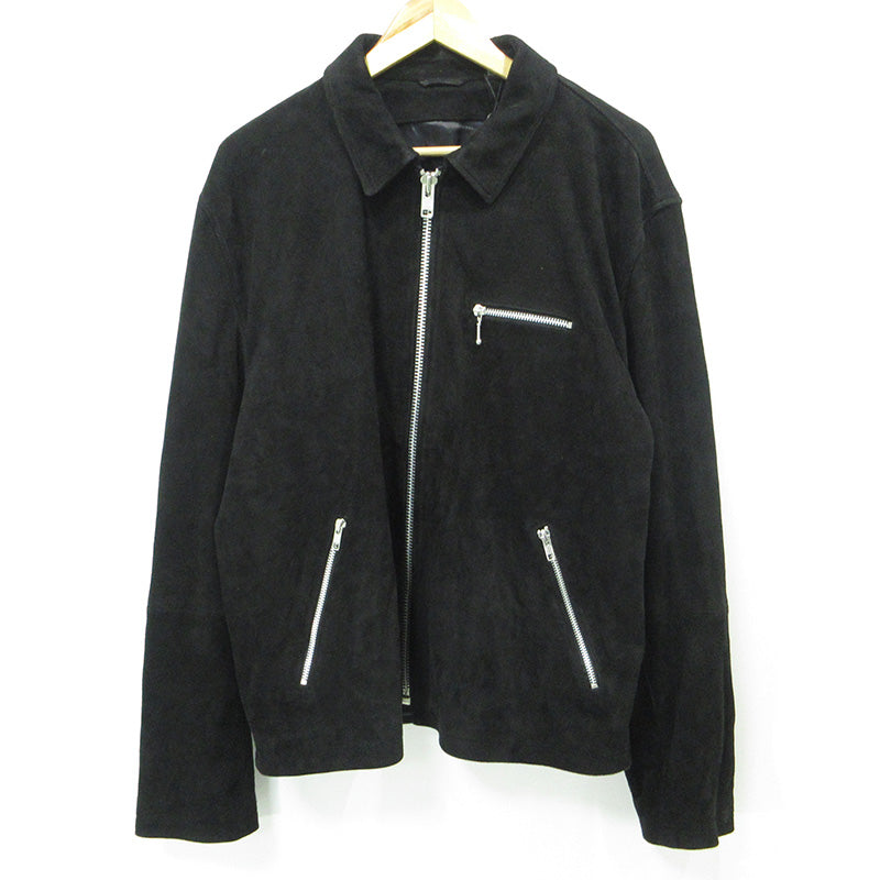 STUSSY | ステューシー 8BALL SUEDE BING JACKET ジャケット ラムレザー スエード レザー 115696 ブラック サイズ：XL【三重本店】