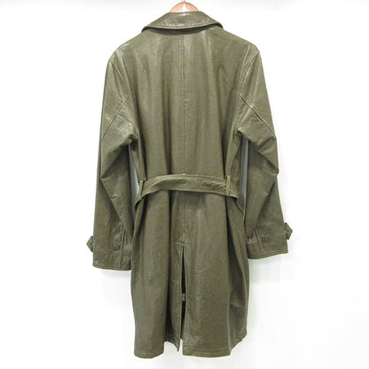 DRESS HIPPY | ドレスヒッピー シープスキンレザートレンチコート トレンチコート NN-NSB12 カーキグリーン オリーブ サイズ：L【三重本店】