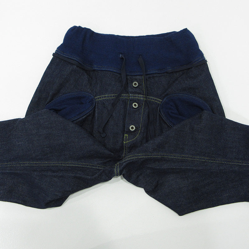 KAPITAL | キャピタル サルエルデニムパンツ イージーデニムパンツ サルエルパンツ EK-134 ネイビー インディゴ サイズ：S【三重本店】