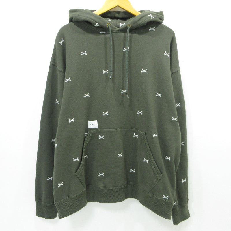 W)TAPS | ダブルタップス ACNE HOODY CTPL TEXITL パーカー 222ATDT-CSM26 カーキ サイズ：4【三重本店】