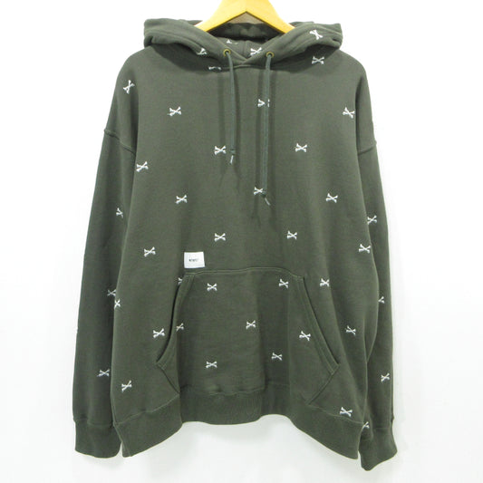 W)TAPS | ダブルタップス ACNE HOODY CTPL TEXITL パーカー 222ATDT-CSM26 カーキ サイズ：4【三重本店】