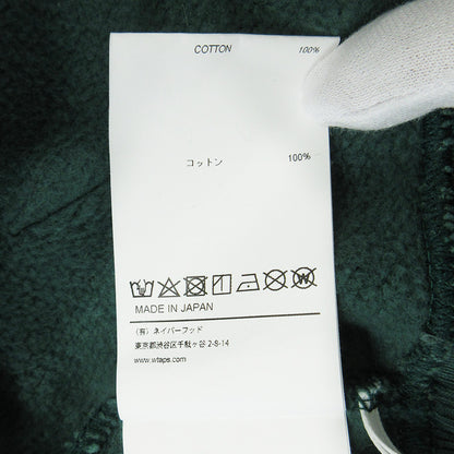 W)TAPS | ダブルタップス SIGN HOODY サインフーディ ACADEMY アカデミー ロゴ長袖パーカー パーカー 241ATDT-CSM02 グリーン サイズ：1【三重本店】