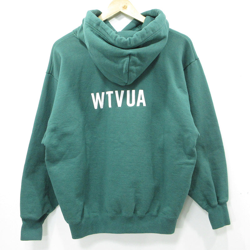 W)TAPS | ダブルタップス SIGN HOODY サインフーディ ACADEMY アカデミー ロゴ長袖パーカー パーカー 241ATDT-CSM02 グリーン サイズ：1【三重本店】