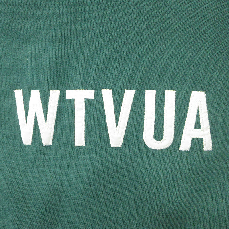 W)TAPS | ダブルタップス SIGN HOODY サインフーディ ACADEMY アカデミー ロゴ長袖パーカー パーカー 241ATDT-CSM02 グリーン サイズ：1【三重本店】