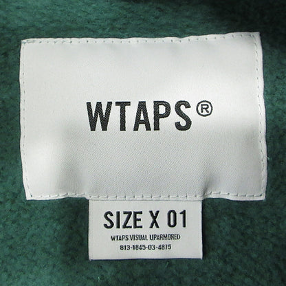 W)TAPS | ダブルタップス SIGN HOODY サインフーディ ACADEMY アカデミー ロゴ長袖パーカー パーカー 241ATDT-CSM02 グリーン サイズ：1【三重本店】