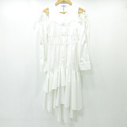 RANDA | ランダ 2WAYショルダーフィッシュテールシャツワンピース 長袖シャツワンピース ワンピース BD340724L4 ホワイト【三重本店】