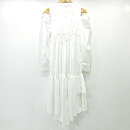RANDA | ランダ 2WAYショルダーフィッシュテールシャツワンピース 長袖シャツワンピース ワンピース BD340724L4 ホワイト【三重本店】