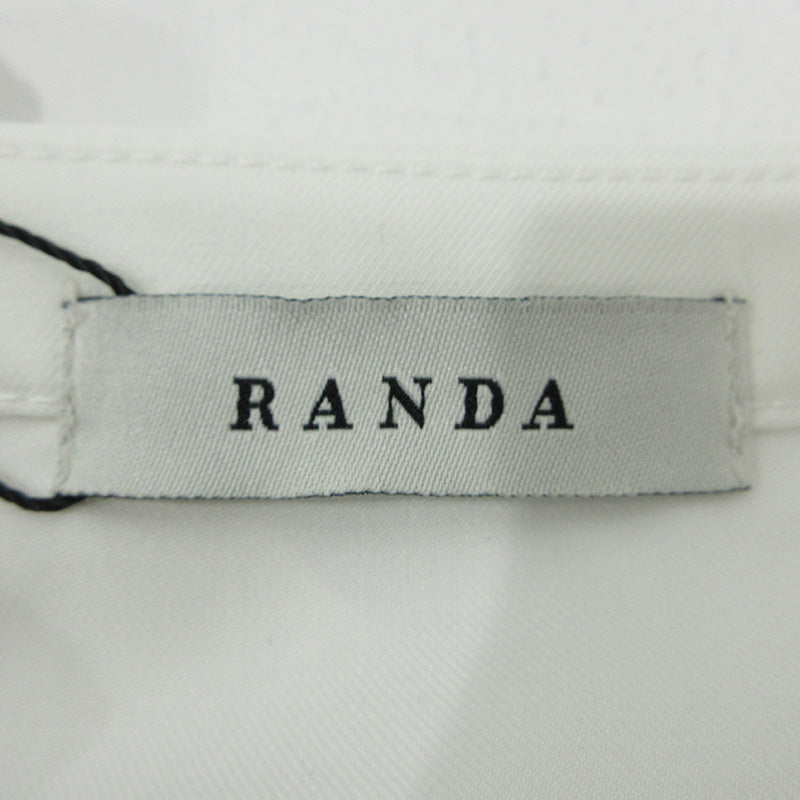 RANDA | ランダ 2WAYショルダーフィッシュテールシャツワンピース 長袖シャツワンピース ワンピース BD340724L4 ホワイト【三重本店】