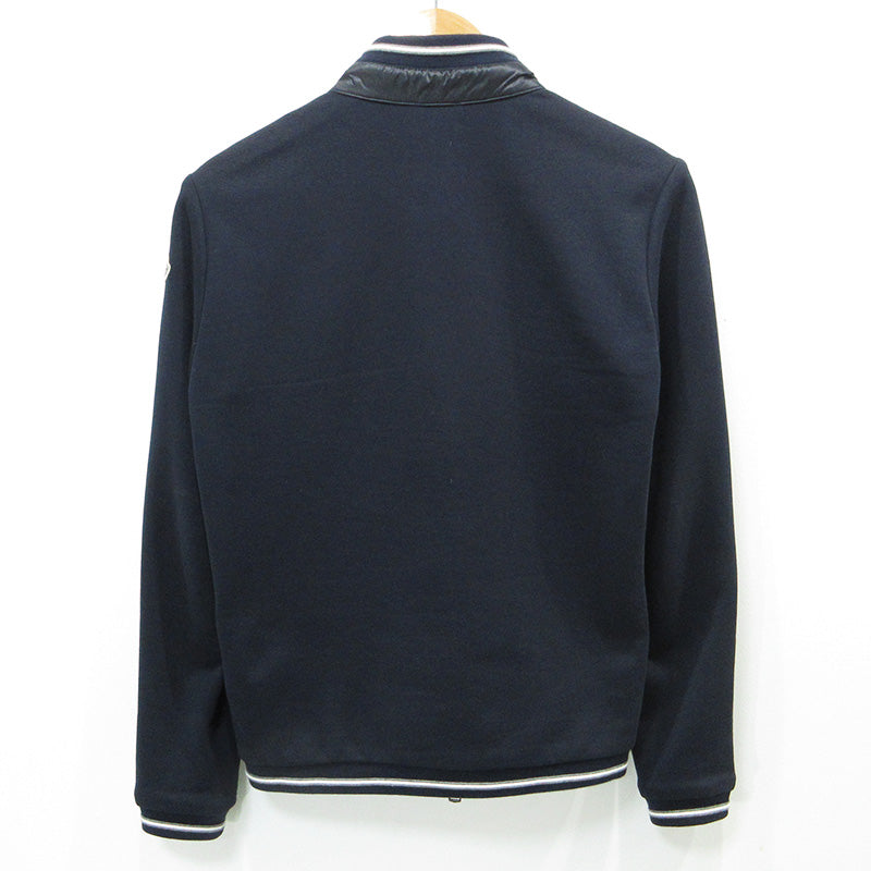 MONCLER | モンクレール MAGLIA CARDIGAN ロゴワッペン切替えダウンジャケット ダウンジャケット B10918400900 ネイビー サイズ：S【三重本店】