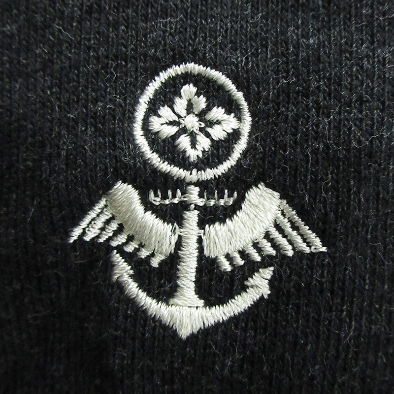 HIDEHIKO YAMANE | ヒデヒコヤマネ YAMANE ACADEMY ヤマネアカデミー EVISU エヴィス ロゴ刺繍長袖スウェットシャツ スウェット ブラック系 チャコールグレー サイズ：38【三重本店】