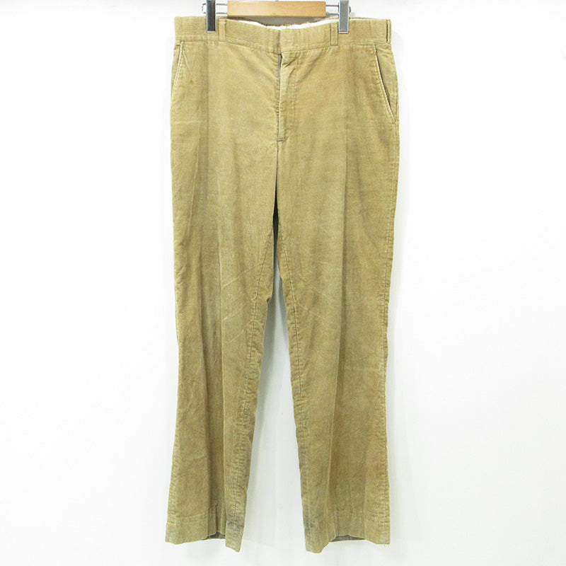 OLD | オールド THOMSON × Lands' End トムソン × ランズエンド コーデュロイパンツ TALONジップ 60's-70's パンツ ベージュ サイズ：不明【三重本店】