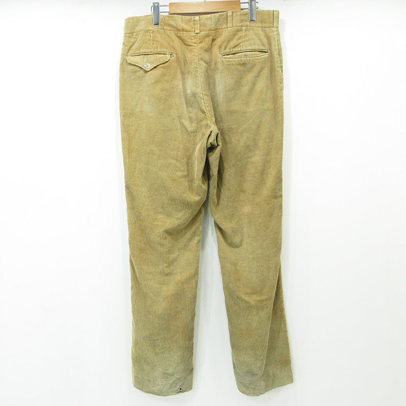 OLD | オールド THOMSON × Lands' End トムソン × ランズエンド コーデュロイパンツ TALONジップ 60's-70's パンツ ベージュ サイズ：不明【三重本店】