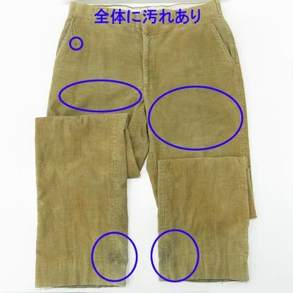 OLD | オールド THOMSON × Lands' End トムソン × ランズエンド コーデュロイパンツ TALONジップ 60's-70's パンツ ベージュ サイズ：不明【三重本店】