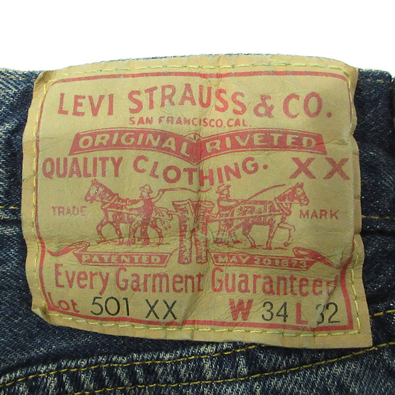 Levi's VintageClothing | リーバイスヴィンテージクロージング Lot. 501XX 1955年モデル ボタンフライデニムパンツ デニムパンツ 50155-0096 ブルー ネイビー インディゴ サイズ：34【三重本店】