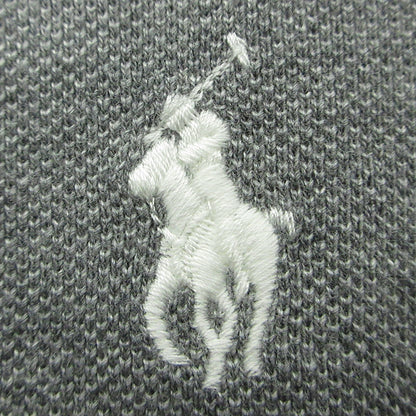 POLO RALPH LAUREN | ポロ・ラルフローレン ロゴ刺繍長袖ポロシャツ ポロシャツ グレー サイズ：XL【三重本店】