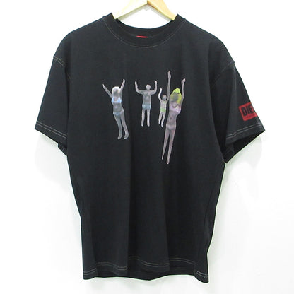 DIESEL | ディーゼル T-BUXT-N8 プリント半袖Tシャツ 半袖Ｔシャツ A13264 ブラック サイズ：S【三重本店】