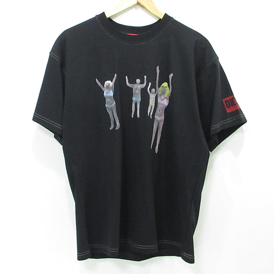 DIESEL | ディーゼル T-BUXT-N8 プリント半袖Tシャツ 半袖Ｔシャツ A13264 ブラック サイズ：S【三重本店】
