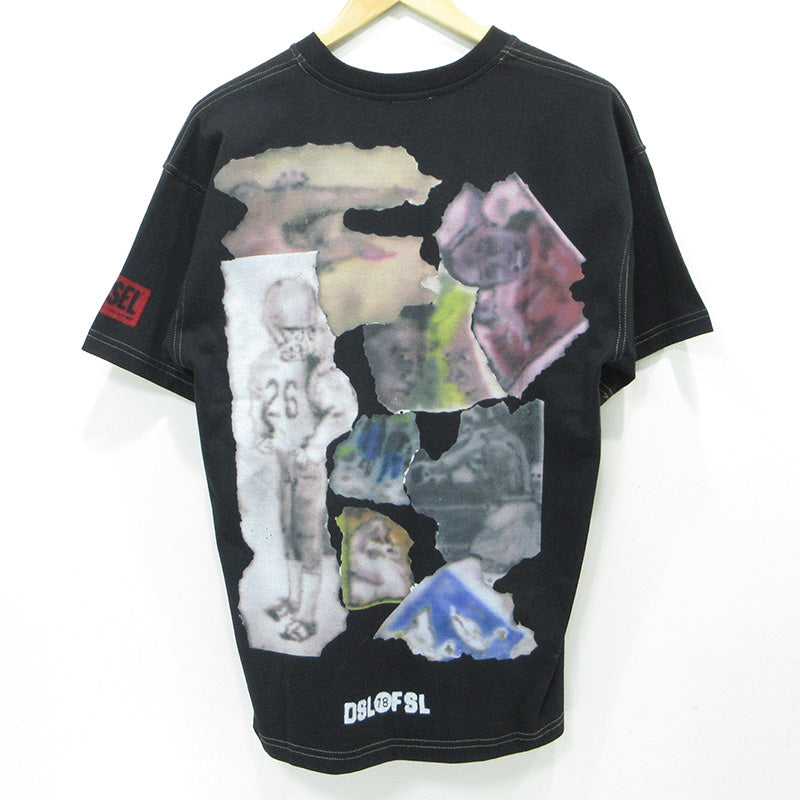 DIESEL | ディーゼル T-BUXT-N8 プリント半袖Tシャツ 半袖Ｔシャツ A13264 ブラック サイズ：S【三重本店】