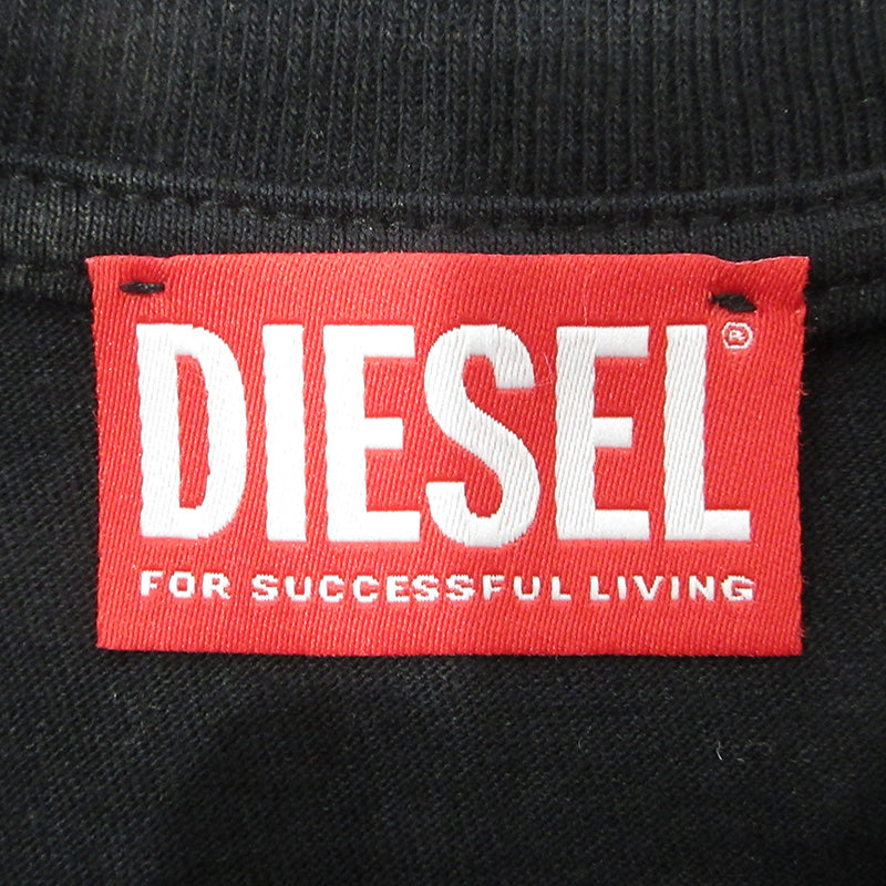 DIESEL | ディーゼル T-BUXT-N8 プリント半袖Tシャツ 半袖Ｔシャツ A13264 ブラック サイズ：S【三重本店】