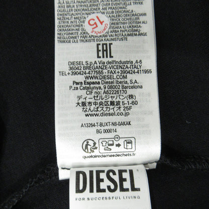 DIESEL | ディーゼル T-BUXT-N8 プリント半袖Tシャツ 半袖Ｔシャツ A13264 ブラック サイズ：S【三重本店】
