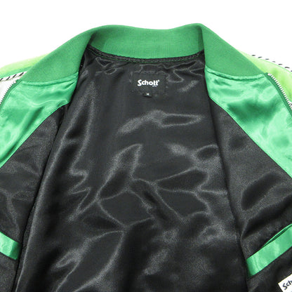 schott | ショット USED加工総刺繍スカジャン ブリーチ加工 タイガー 虎 スーベニアジャケット 782-5152008 グリーン サイズ：M【三重本店】
