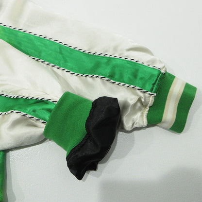 schott | ショット USED加工総刺繍スカジャン ブリーチ加工 タイガー 虎 スーベニアジャケット 782-5152008 グリーン サイズ：M【三重本店】