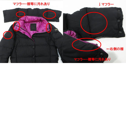 TATRAS | タトラス 襟2WAYロゴワッペンダウンジャケット ショートマフラー付き ダウンジャケット LTLA22A4246-D ブラック サイズ：1【三重本店】
