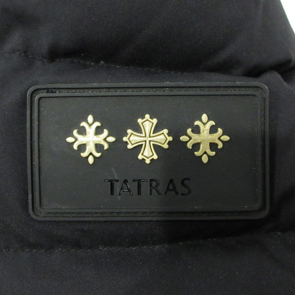 TATRAS | タトラス 襟2WAYロゴワッペンダウンジャケット ショートマフラー付き ダウンジャケット LTLA22A4246-D ブラック サイズ：1【三重本店】