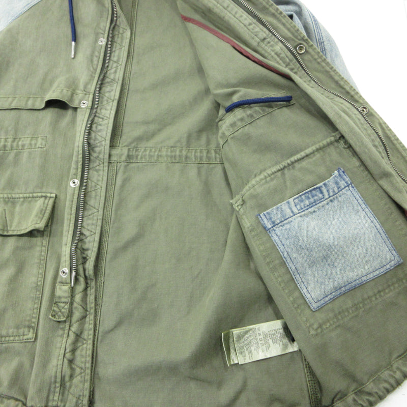 DIESEL | ディーゼル デニム切替 その他アウター カーキ サイズ：M【三重本店】