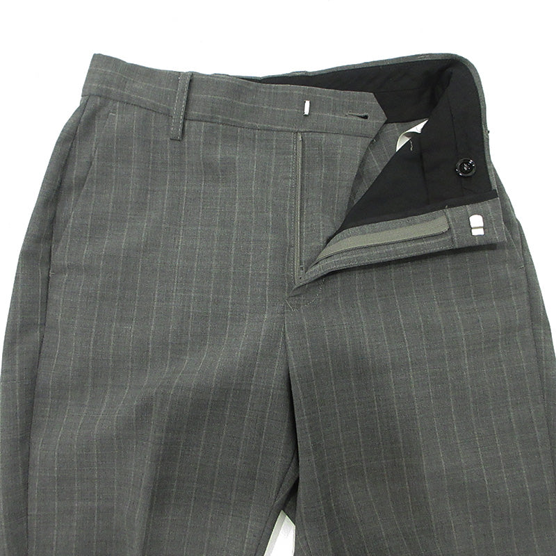 Maison Margiela | メゾンマルジェラ MM6 総柄ウール混パンツ チェック柄 その他ボトムス S32KA0626 グレー サイズ：36【三重本店】
