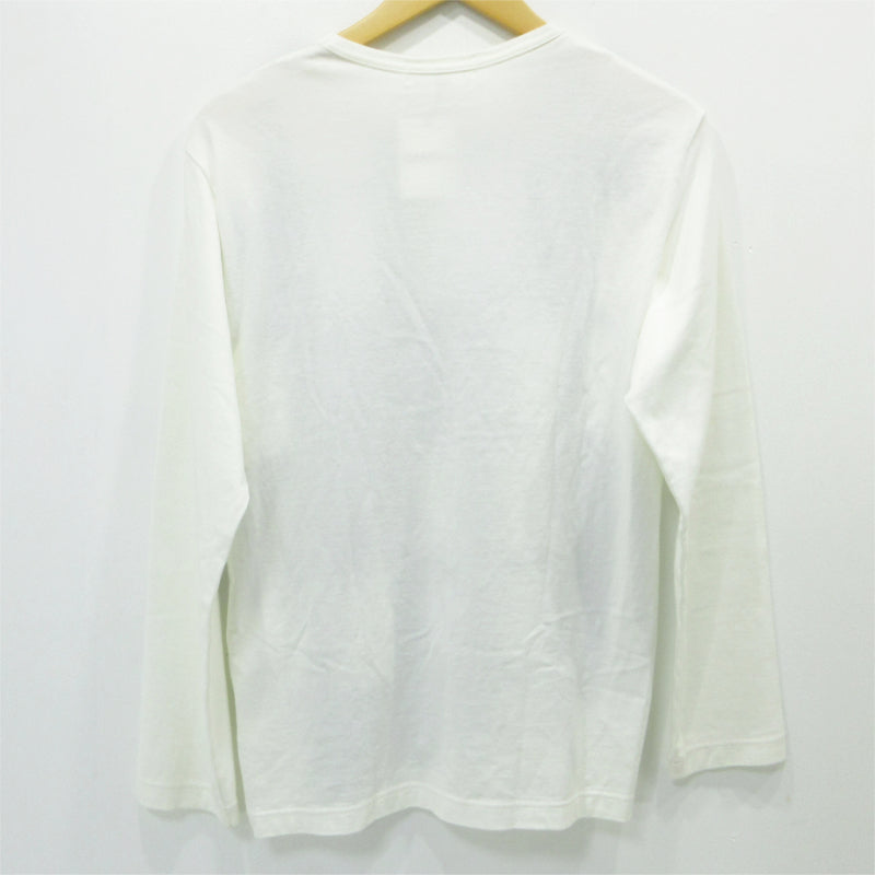 GANRYU | ガンリュウ パッチワーク 長袖Ｔシャツ EP-T008 ホワイト サイズ：S【三重本店】
