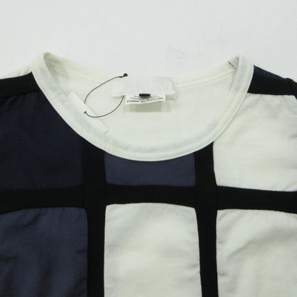 GANRYU | ガンリュウ パッチワーク 長袖Ｔシャツ EP-T008 ホワイト サイズ：S【三重本店】