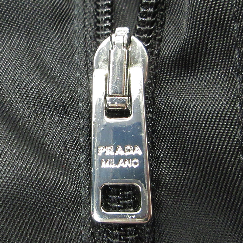 PRADA | プラダ Nylon Gabardine Trousers ナイロンギャバジントラウザー トライアングルロゴ 三角ロゴ パンツ SPG41 ブラック サイズ：50【三重本店】