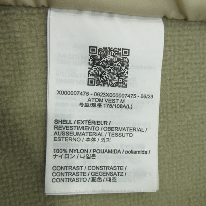 ARC'TERYX | アークテリクス ATOM VEST 中綿ベスト ベージュ サイズ：L【三重本店】
