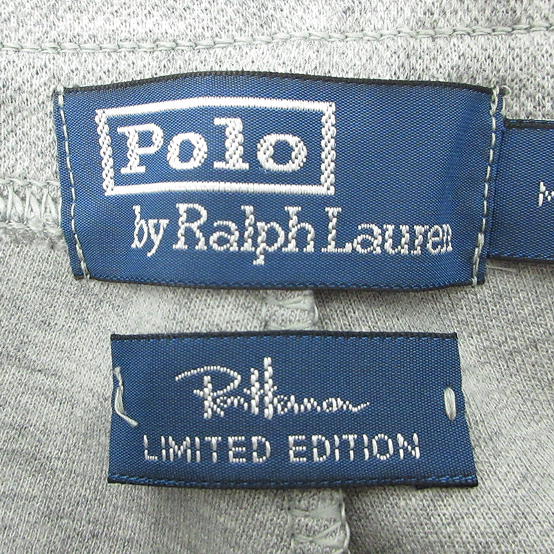 RALPH LAUREN | ラルフローレン × RON HERMAN ロンハーマン ロゴ刺繍スウェットパンツ パンツ グレー サイズ：M【三重本店】