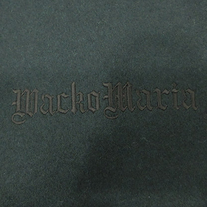 WACKOMARIA | ワコマリア LEATHER VARSITY JACKET TYPE-1 レザーバーシティジャケット カウレザー袖ロゴ刺繍ウールスタジャン スタジャン グリーン×ブラウン サイズ：XL【三重本店】