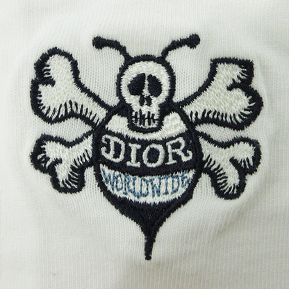 DIOR HOMME | ディオール・オム × Stussy ステューシー BEE刺繍胸ポケット半袖Tシャツ ハチ刺繍 半袖Ｔシャツ 033J644A0554 ホワイト サイズ：XS【三重本店】