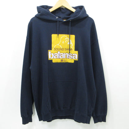 X-LARGE | エクストララージ SOUND SHOP balansa パーカー 101214012015 ネイビー サイズ：L【三重本店】