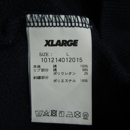 X-LARGE | エクストララージ SOUND SHOP balansa パーカー 101214012015 ネイビー サイズ：L【三重本店】