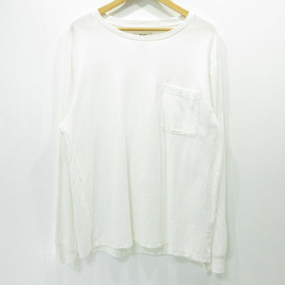 Ron Herman | ロンハーマン RHC 胸ポケット付き長袖Tシャツ 長袖Ｔシャツ 4220900080 ホワイト 生成り サイズ：S【三重本店】