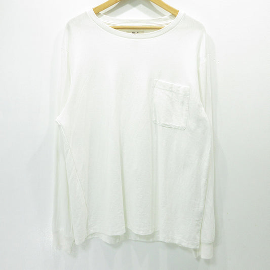 Ron Herman | ロンハーマン RHC 胸ポケット付き長袖Tシャツ 長袖Ｔシャツ 4220900080 ホワイト 生成り サイズ：S【三重本店】