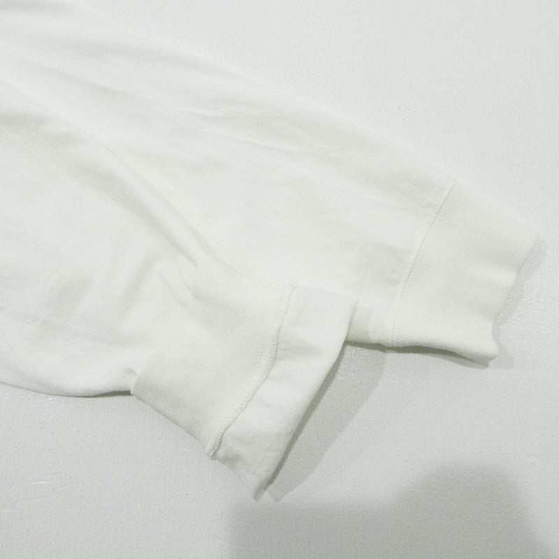 Ron Herman | ロンハーマン RHC 胸ポケット付き長袖Tシャツ 長袖Ｔシャツ 4220900080 ホワイト 生成り サイズ：S【三重本店】