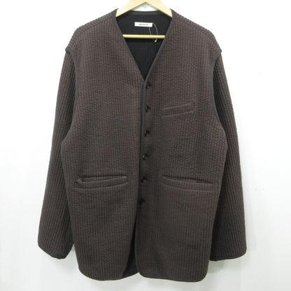 stripe jacquard over jacket その他アウター m253-0701 ブラウン サイズ：2【三重本店】