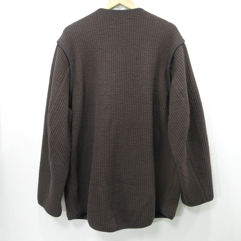 stripe jacquard over jacket その他アウター m253-0701 ブラウン サイズ：2【三重本店】